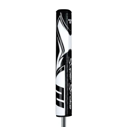 SuperStroke Zenergy Tour 5.0 putter grip featuring traditional design for consistent strokes, minimizing grip pressure.