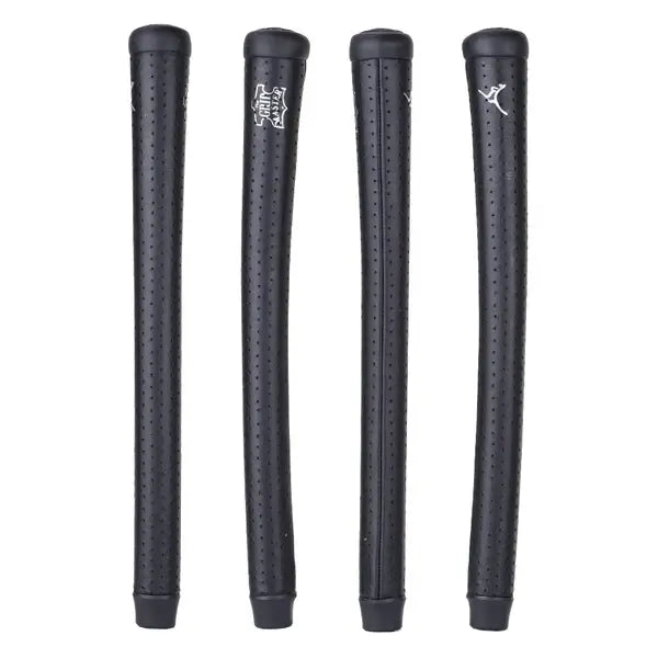 The Roo Sewn Swinger Grip set featuring four premium Kangaroo leather golf grips with unique tacky texture.