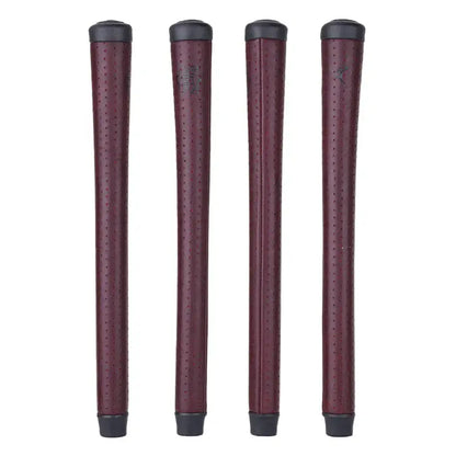The Roo Sewn Swinger grips in burgundy kangaroo leather with unique tacky finish for enhanced performance.