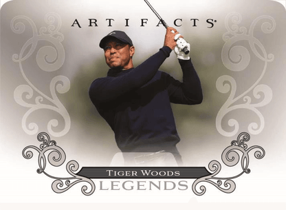 2026 Upper Deck Artifacts Golf Hobby Box (Pre Order) featuring Tiger Woods Legends Card