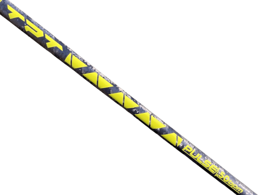 TPT Pulse Putter Shaft showcasing its precision 4-ply construction and unique custom design features.