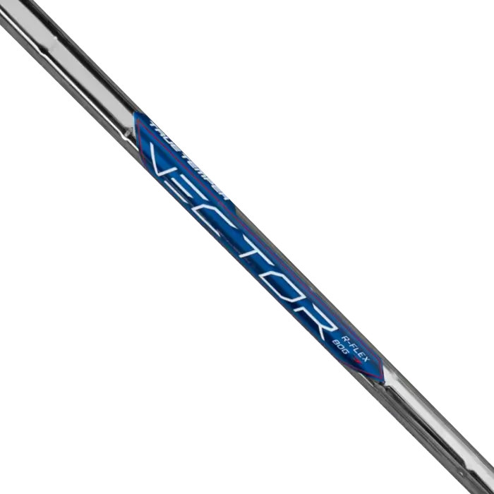 True Temper Vector Iron Shaft .370, ultralight steel shaft optimizing R-flex and S-flex performance for golfers.