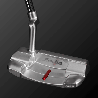 Zodia DALE-MINI CRANK Putter featuring a square shape and crank neck design for improved stability and accurate targeting.