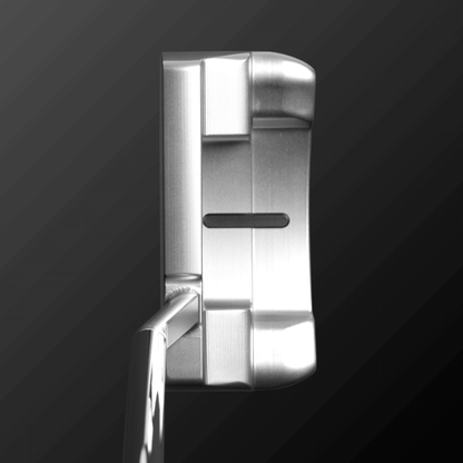 Zodia DALE-MINI SLANT Putter showcasing the square shape and short slant neck for enhanced operability.