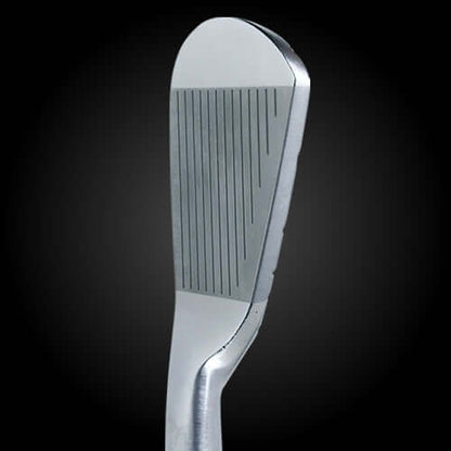 Zodia Full Crocodile Muscle Back head design, showcasing sleek profile and precision grooves for enhanced performance.