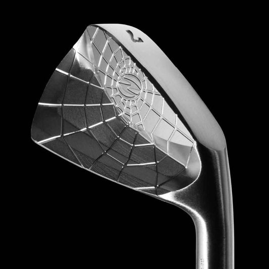 Zodia Spider CB (Head Only) premium iron showcasing three-dimensional spider web design.