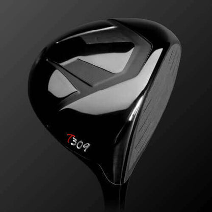 Zodia T309 golf driver head, fully titanium, pear-shaped design for reduced spin and optimal trajectory.