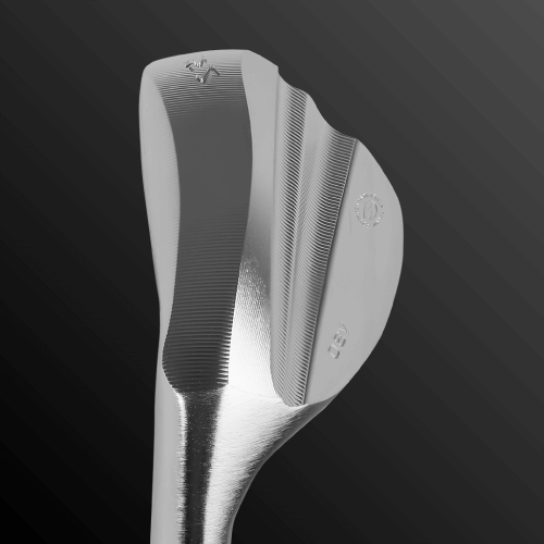 Zodia V3.0 Wedge (Left Hand) showcasing finely uneven grooves for improved spin performance.