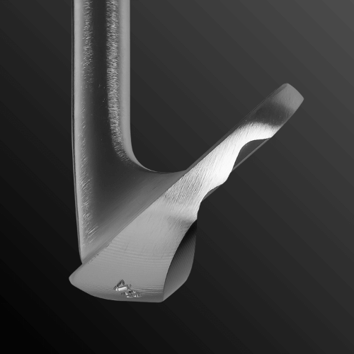 Zodia V3.0 Wedge (Left Hand) close-up showing finely crafted sole and score lines enhancement.