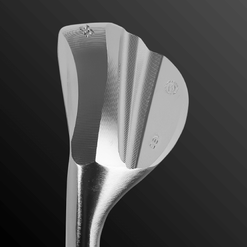 Zodia V3.0 Wedge (Left Hand) showing finely uneven processing for improved spin performance.