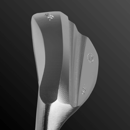Zodia V3.0 Wedge (Left Hand) close-up showcasing unique score lines and fine unevenness for enhanced spin performance.