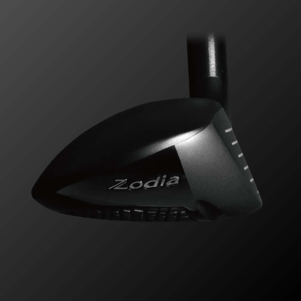 Zodia Z735 utility wood showcasing a low center of gravity design for high trajectory and straight flight.