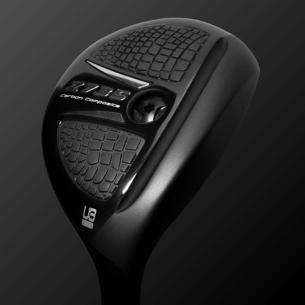 Zodia Z735 utility wood club with carbon crown, designed for high trajectory and easy grip on the green.