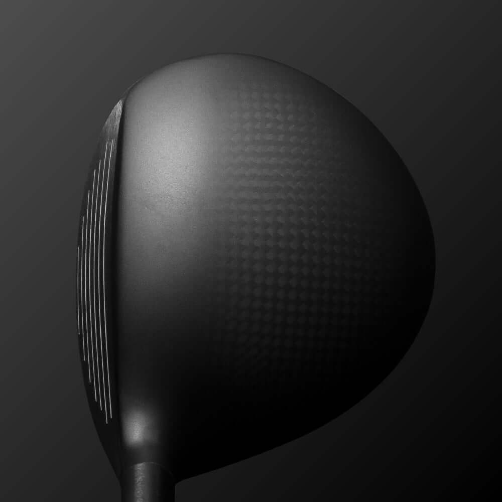Zodia Z835 fairway wood head showcasing carbon crown and low center of gravity design for improved maneuverability.