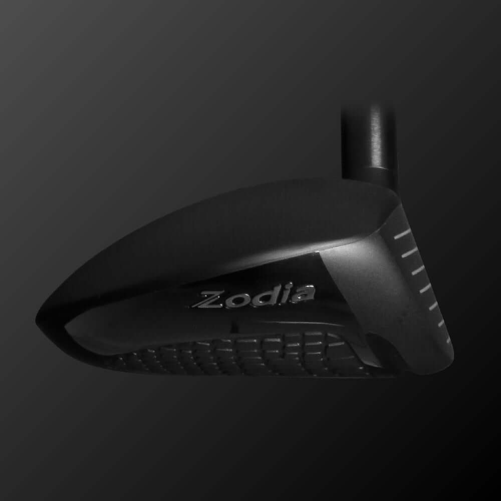 Zodia Z835 fairway wood showcasing its sleek design and carbon crown for enhanced maneuverability.