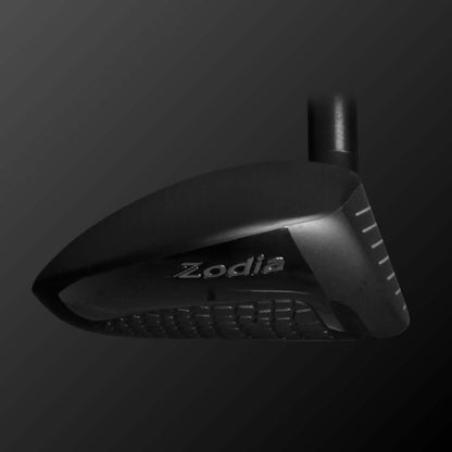 Zodia Z835 fairway wood showcasing its sleek design and carbon crown for enhanced maneuverability.